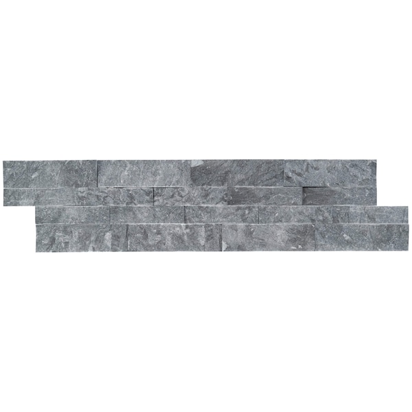 Msi Glacial Grey Splitface Ledger Panel SAMPLE Natural Marble Wall Tile ZOR-PNL-0035-SAM - main